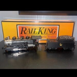 MTH Rail King Jersey Central 0-6-0 USRA Steam Switcher w/ProtoSound #30-1491-1